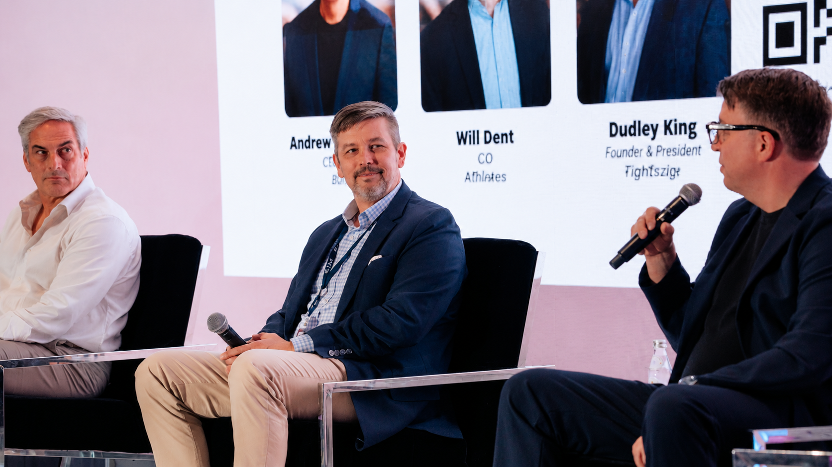 Will Dent on the Node Talks panel alongside Andrew Morelock and Dudley King, discussing the practical foundations for AI adoption.
